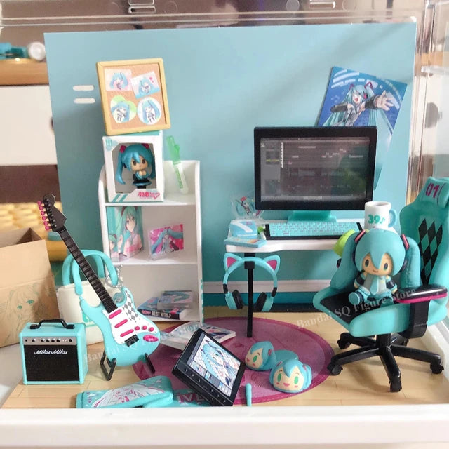 Vocaloid Hatsune Miku’s Room Miniature Re-ment Set Complete (RARE)