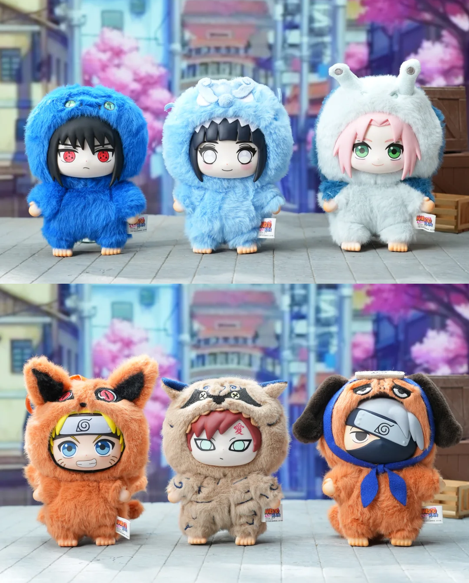 Naruto Beast Party Blind Bag Plush Keychain