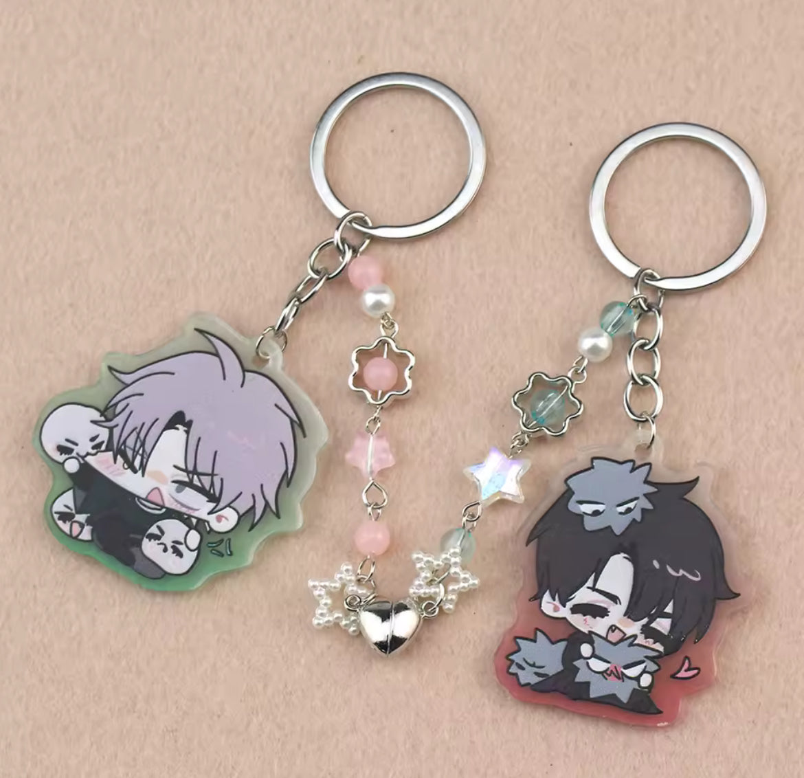 Alien Stage Ivan and Till Magnetic Keychains Set (2 PCs)