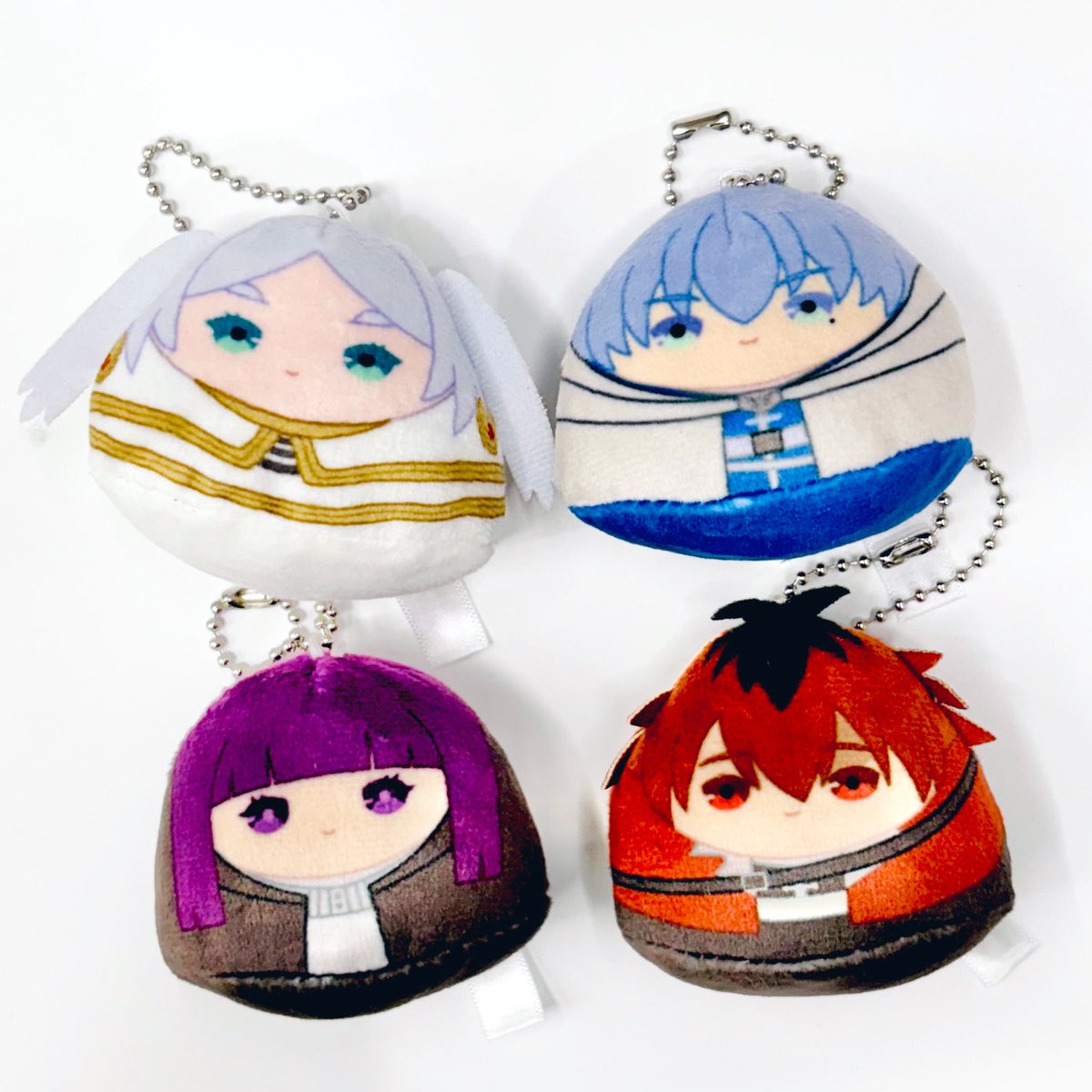 Frieren Beyond Journey’s End Onigiri Plush Keychain Mascot Official Gashapon Keychain