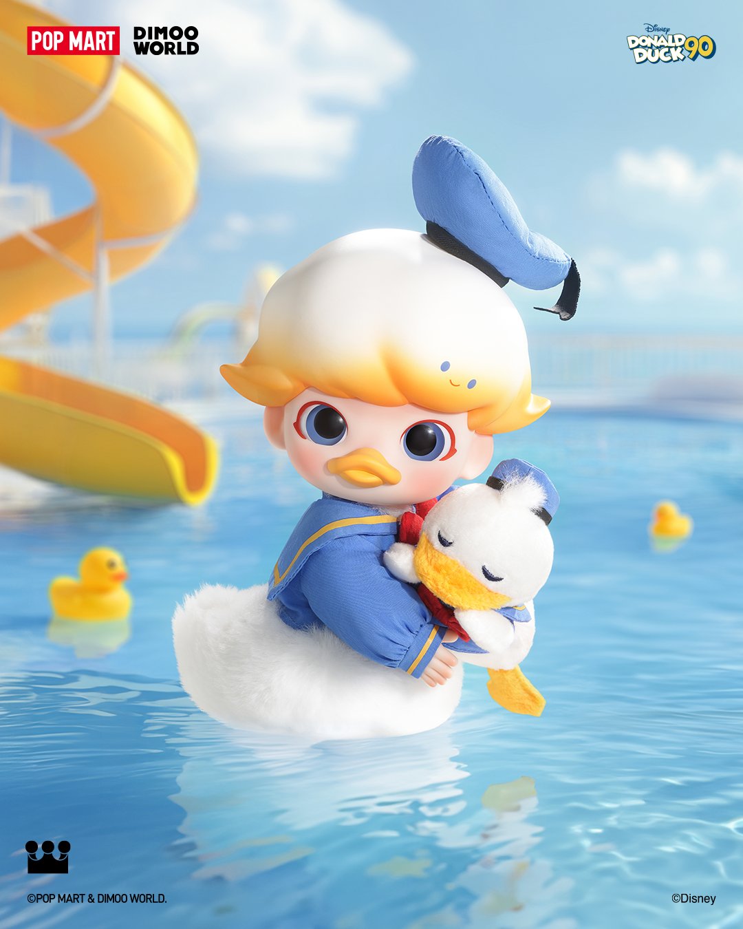 Dimoo x Donald Duck Ball Jointed Collector Doll by Popmart