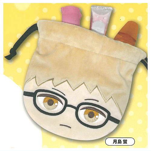 Haikyuu!! Kei Tsukishima Fuwa Fuwa face pouch JP