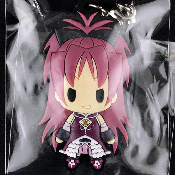 Puella Magi Madoka Magica Kyoko Sakura chibi strap rubber keychain JP