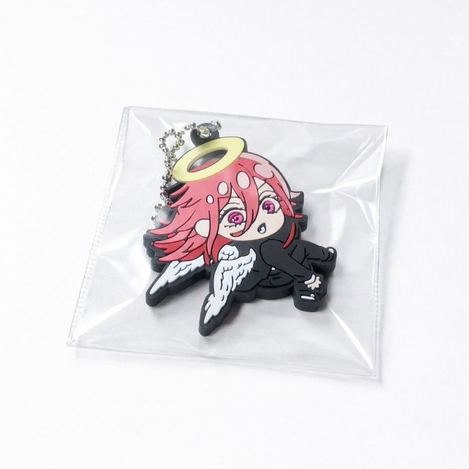 Chainsaw Man Angel Devil rubber keychain by Takara Tomy Deforba
