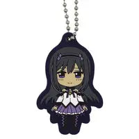 Puella Magi Madoka Magica Ichiban Kuji Homura Akemi rubber keychain JP