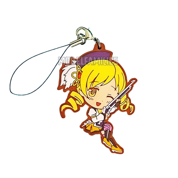 Puella Magi Madoka Magica Ichiban Kuji Mami Tomoe strap rubber keychain JP