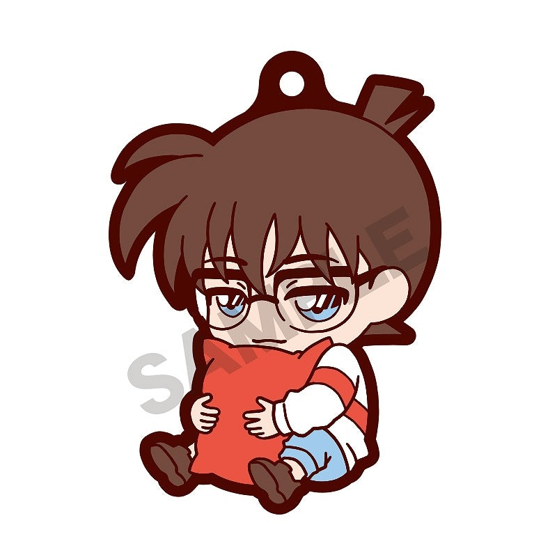 Detective Conan Edogawa Conan rubber keychain by Animate
