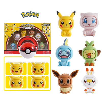 Pokemon: Face Changing mini figures 1