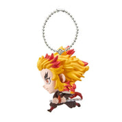 Demon Slayer Rengoku Kyojuro mini figurine keychain by Bandai