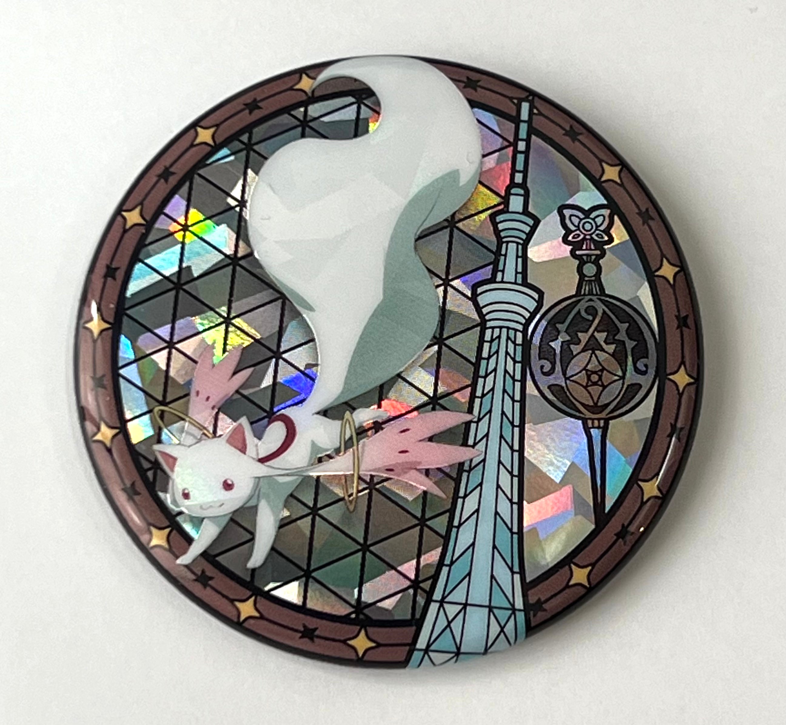 Puella Magi Madoka Magica in a "Moonlit Waltz” Kyubey Pin Badge JP