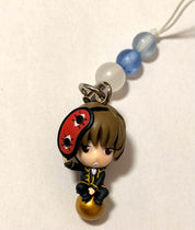 Bandai Gintama Okita Sougo beaded mascot keychain.