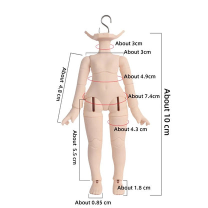 BJD Body 1/12 Scale Suitable For Nendoroids
