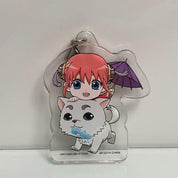 Gintama Kagura & Sadaharu acrylic keychain