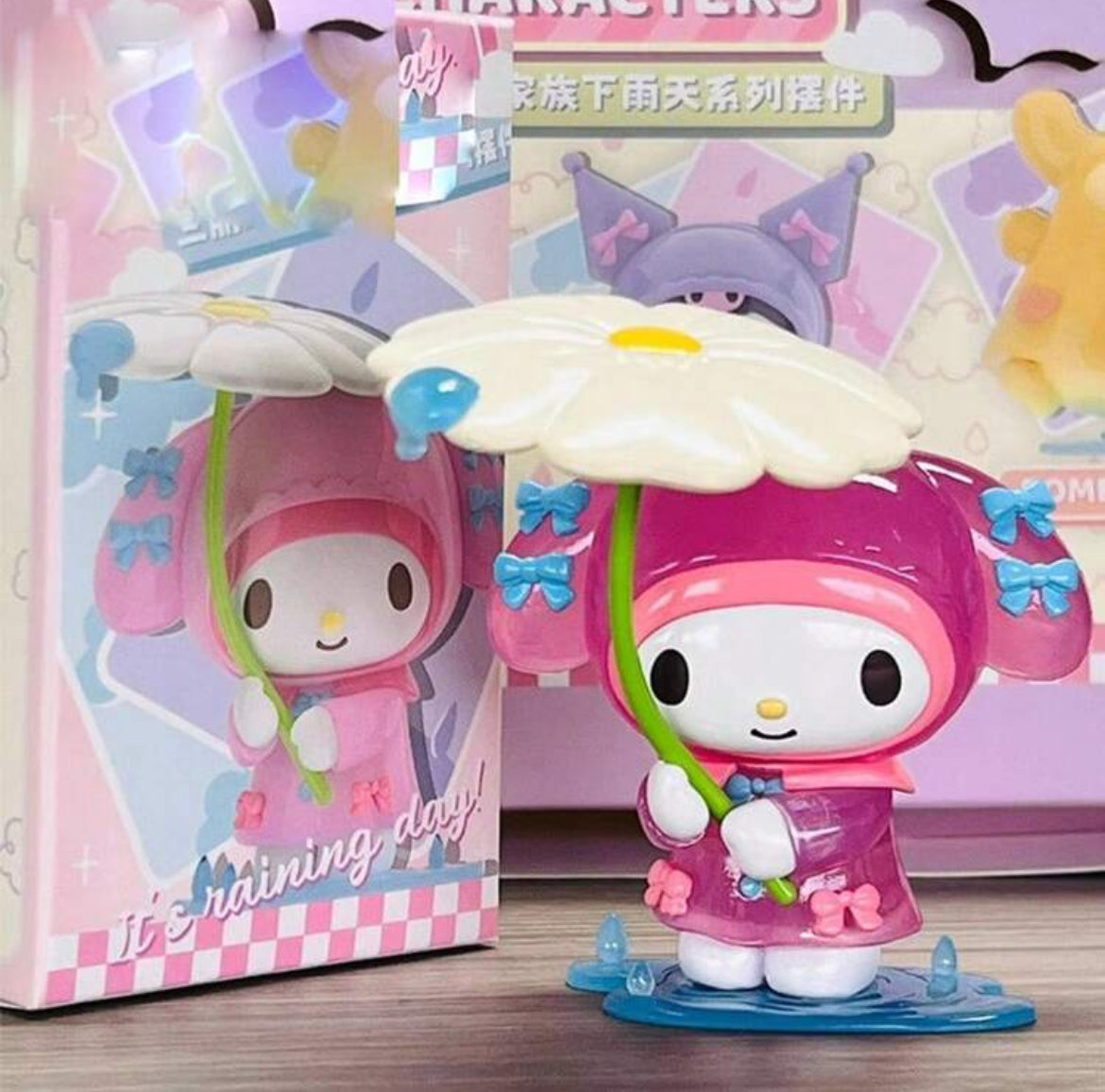Sanrio My Melody Rainy Days Figure by Miniso