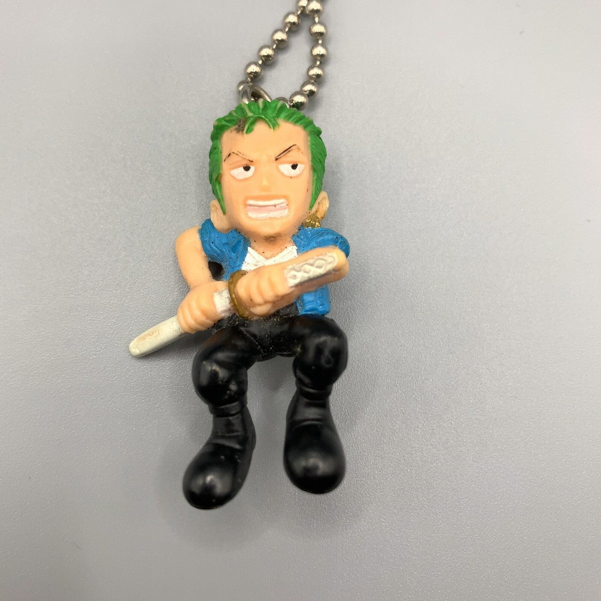 One Piece Zoro mini figurine keychain by Bandai
