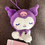Sanrio - Kuromi  “Munyasuya” plush keychain JP