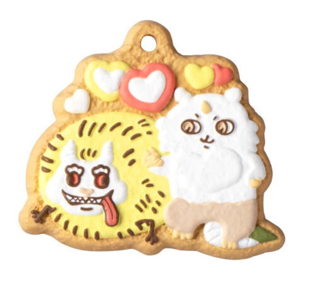 Chiikawa Cookie Charmcot 3 Anako & Dekatsuyo rubber keychain
