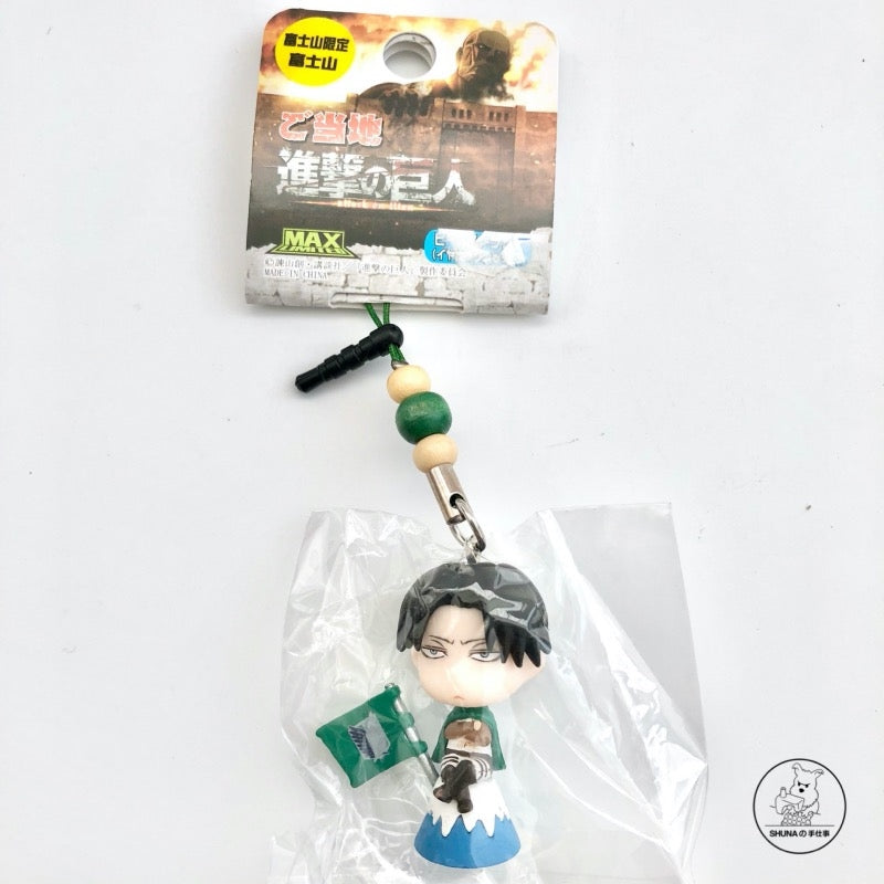 Attack On Titan Levi Strap mini figurine keychain