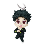 Dandadan Ken Takakura mini figurine keychain by Bandai