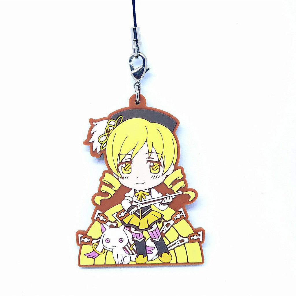 Puella Magi Madoka Magica Mami Tomoe strap rubber keychain by Banpresto