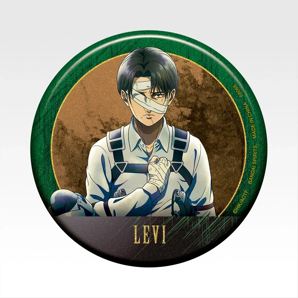 Attack on Titan Levi Ackerman metallic pin badge