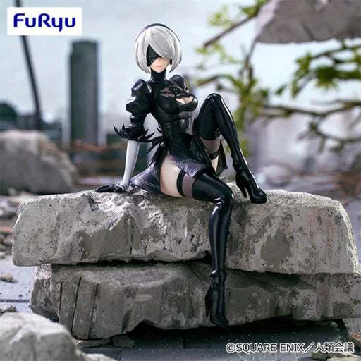 Nier Automata 2B Perching Noodle Stopper Figure by Furyu