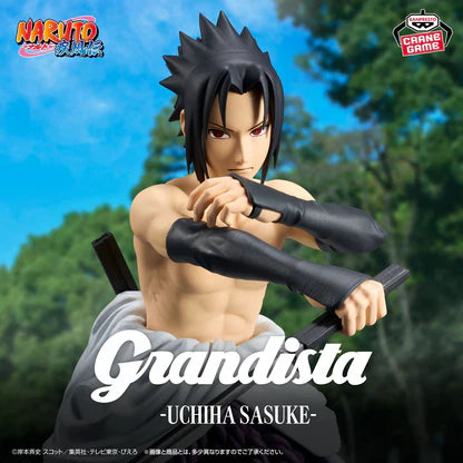 Naruto Shippuden Sasuke Uchiha Grandista 2026 Shirtless Version by Bandai