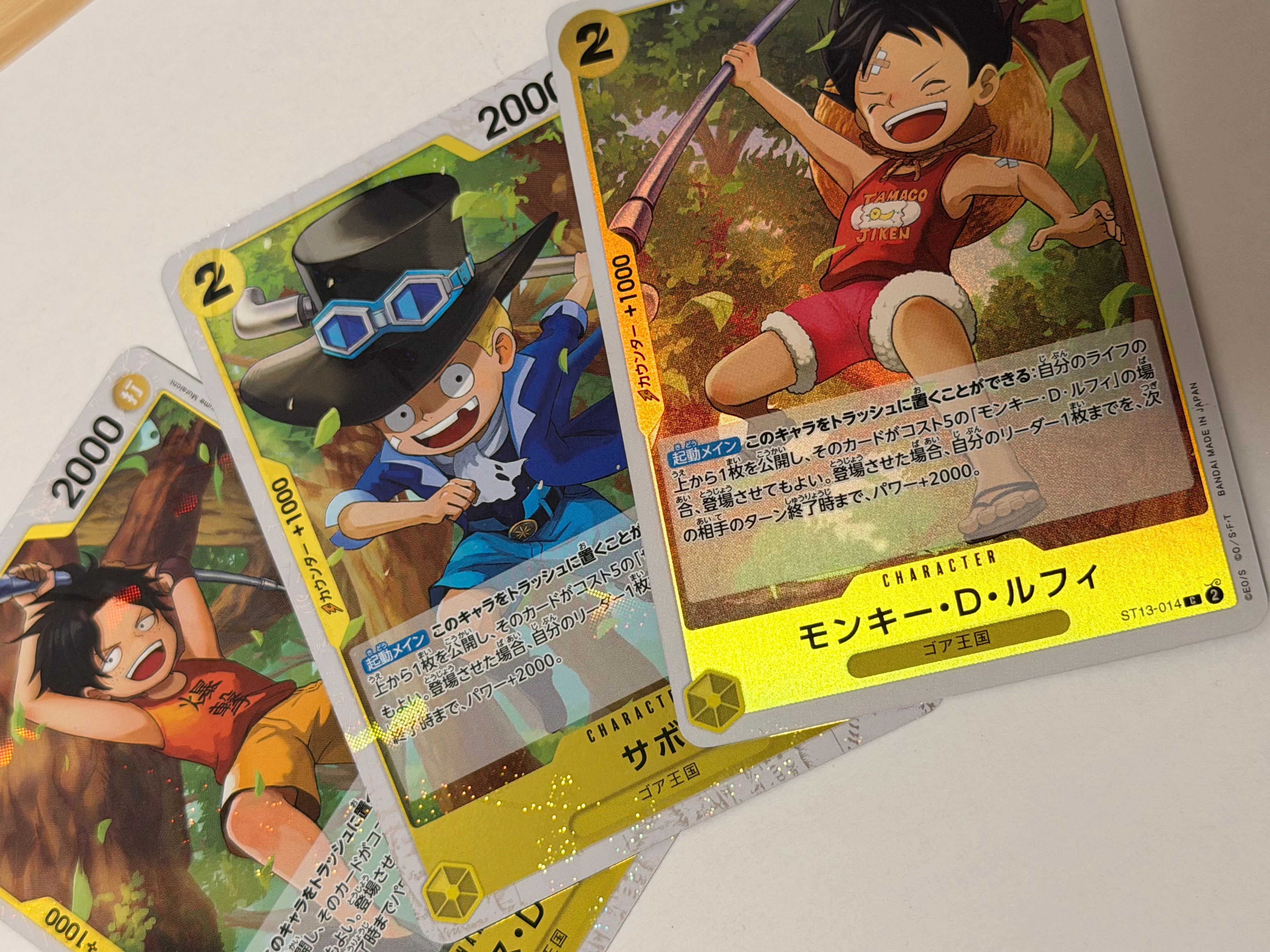 One Piece  Card Set of 3