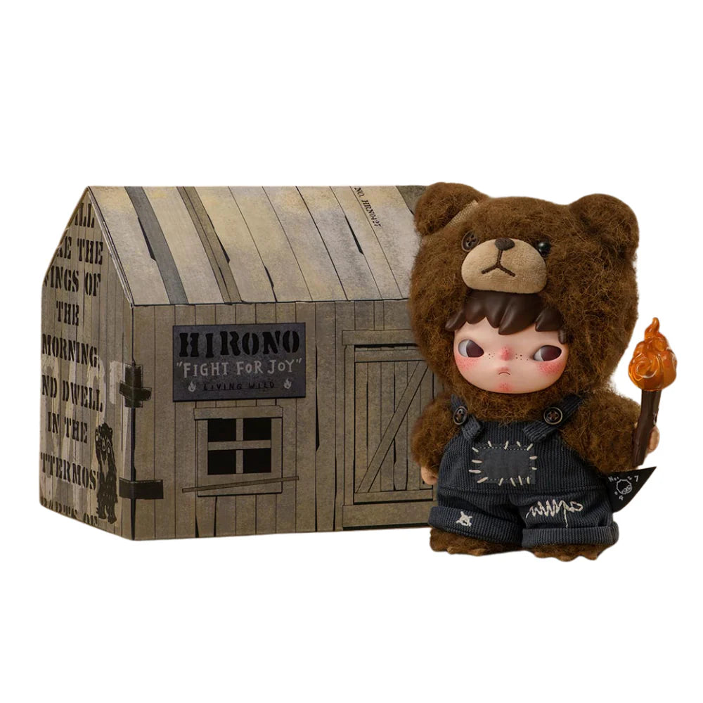 Hirono Living Wild-Fight for Joy Plush doll Keychain Limited Edition by Pop Mart