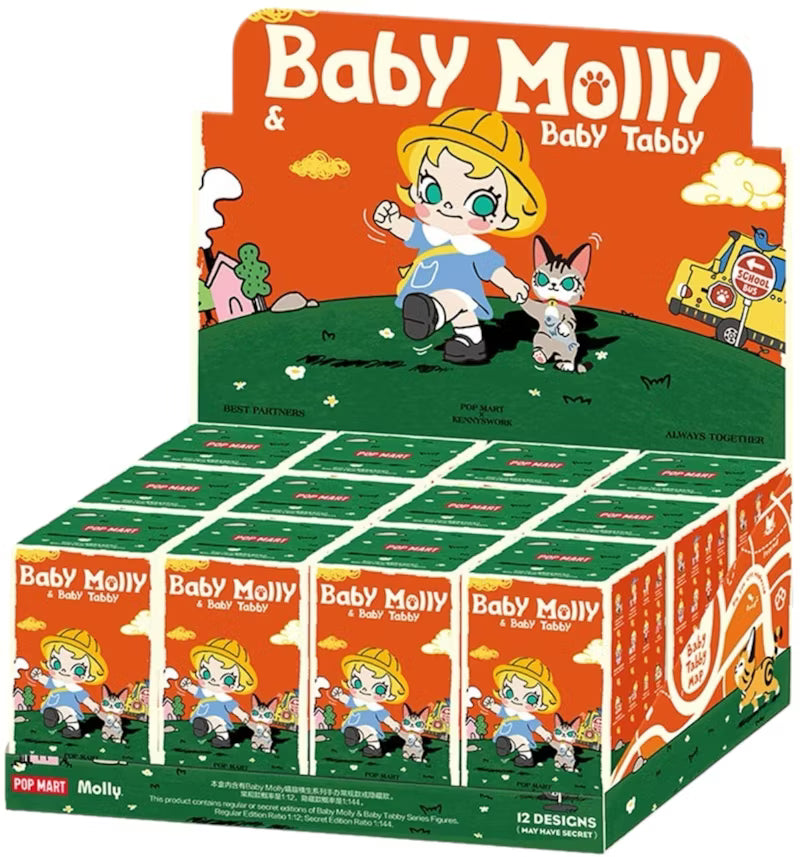Baby Molly & Baby Tabby Blind Box Figures by Pop Mart