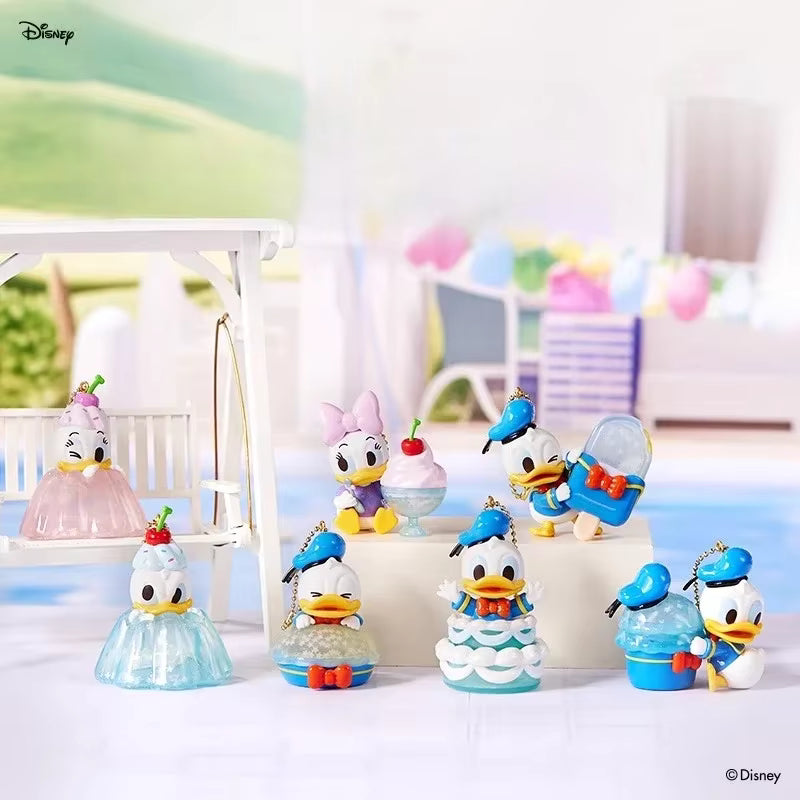 MINISO Disney Donald Duck Ice Flash Series Blind Box Girls Cute Pendant Key Chain