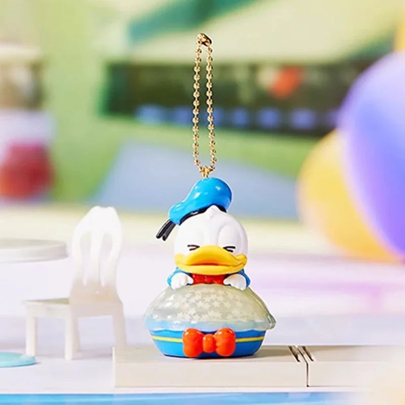 MINISO Disney Donald Duck Ice Flash Series Blind Box Girls Cute Pendant Key Chain