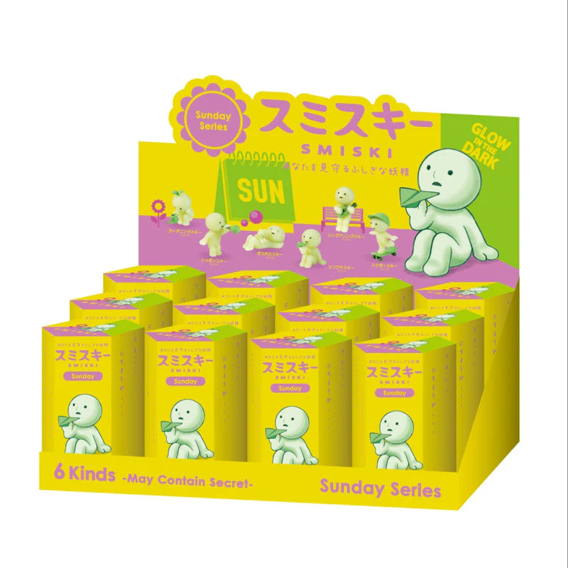 Smiski Sunday Glow in the Dark Figurines Blind Box
