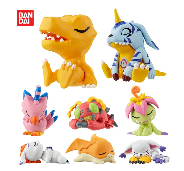 Digimon: Bandai Sleeping Characters Gacha Capsules