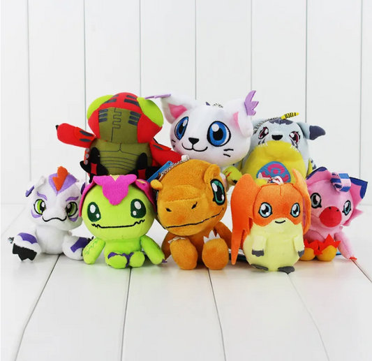 Digimon: Plush keychains