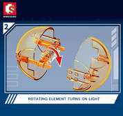 Digimon:  SEMBO Lego Model Garudamon VS Metal Greymon