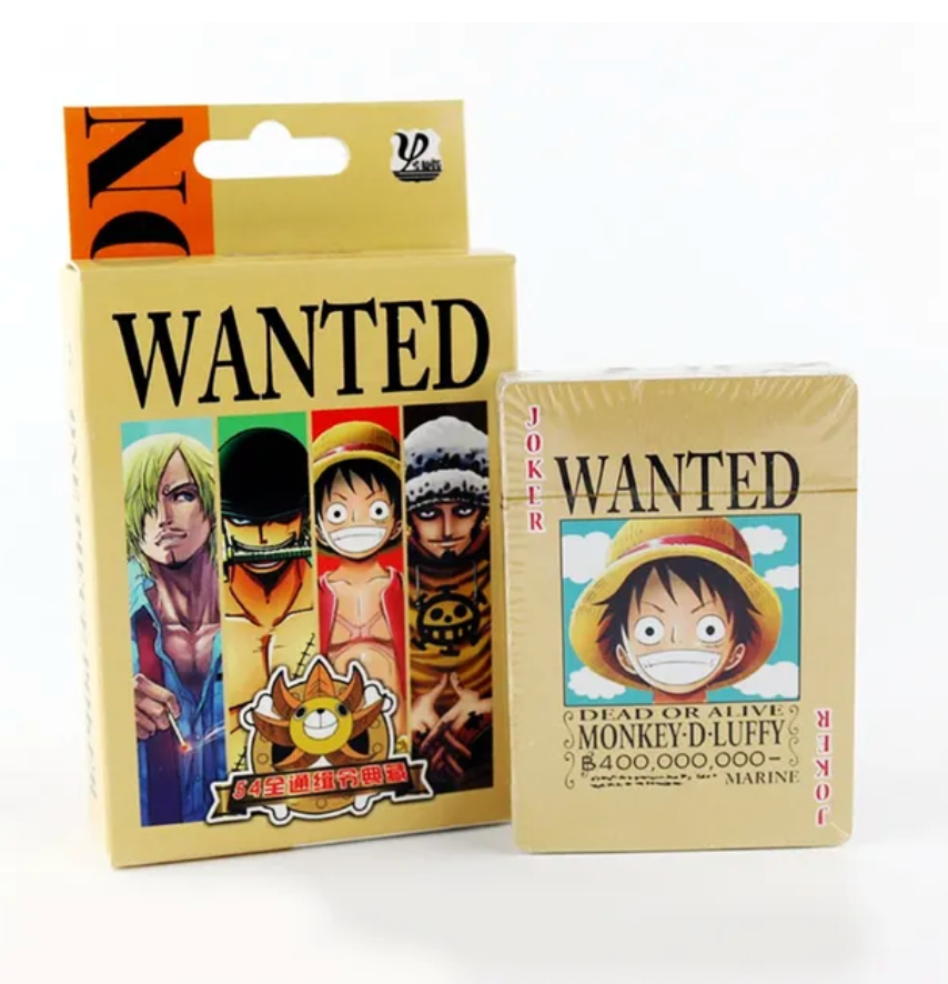One Piece: WANTED Playing cards deck