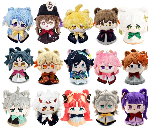 Genshin impact: Plush Keychains