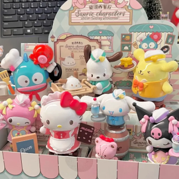 Sanrio Roller Skating Restuarant Blind Box figure by Miniso