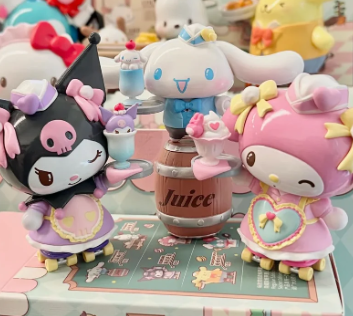 Sanrio Roller Skating Restuarant Blind Box figure by Miniso