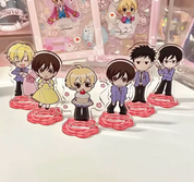 Ouran High School Host Club 6pcs/set Cute Acrylic Mini Stands