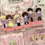 Ouran High School Host Club 6pcs/set Cute Acrylic Mini Stands