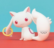 Puella Magi Madoka Magica Kyubey Fluffy Puffy Figure by Bandai