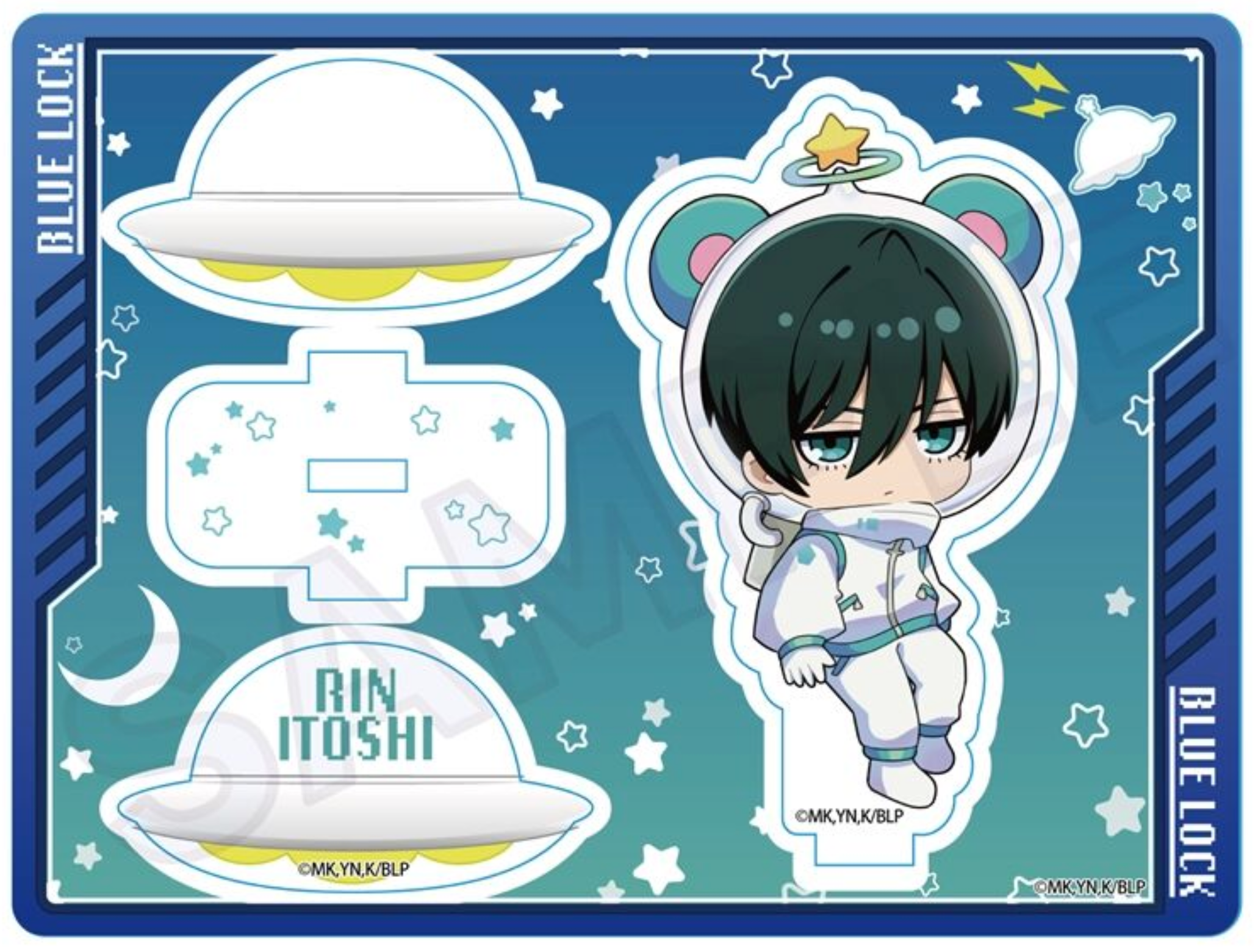 Blue Lock Trading Character Acrylic Stand Gashapon