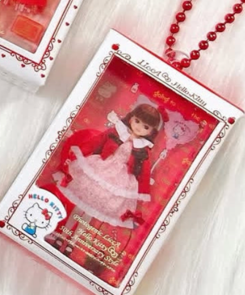 Sanrio x Licca-Chan Doll Gashapon Keychain