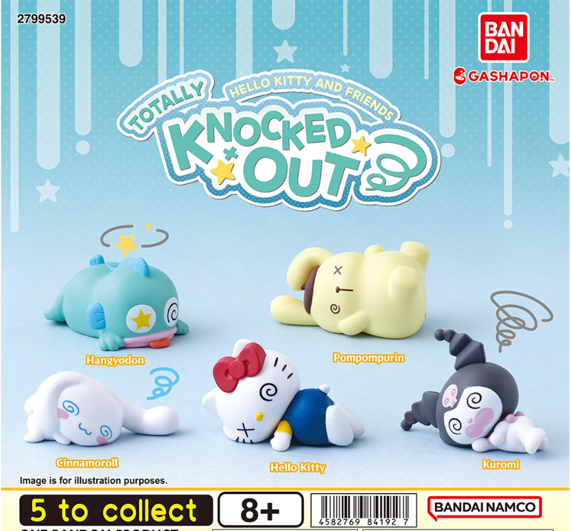 Sanrio Characters Totally Knocked Out Mini Figure Gashapon