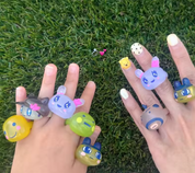 Tamagotchi Figure Ring Gashapon (1 Random)