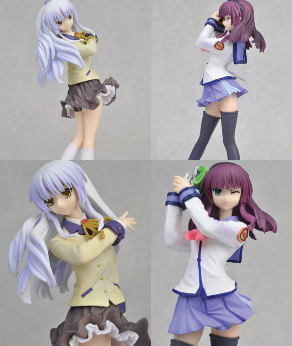 Angel Beats! PVC Figure - Character Figure A + B - Nakamura Yuri and Tenshi