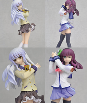 Angel Beats! PVC Figure - Character Figure A + B - Nakamura Yuri and Tenshi