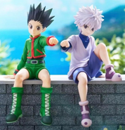 HUNTER x HUNTER Gon Killua Set of 2 Noodle Stopper Figures by Furyu